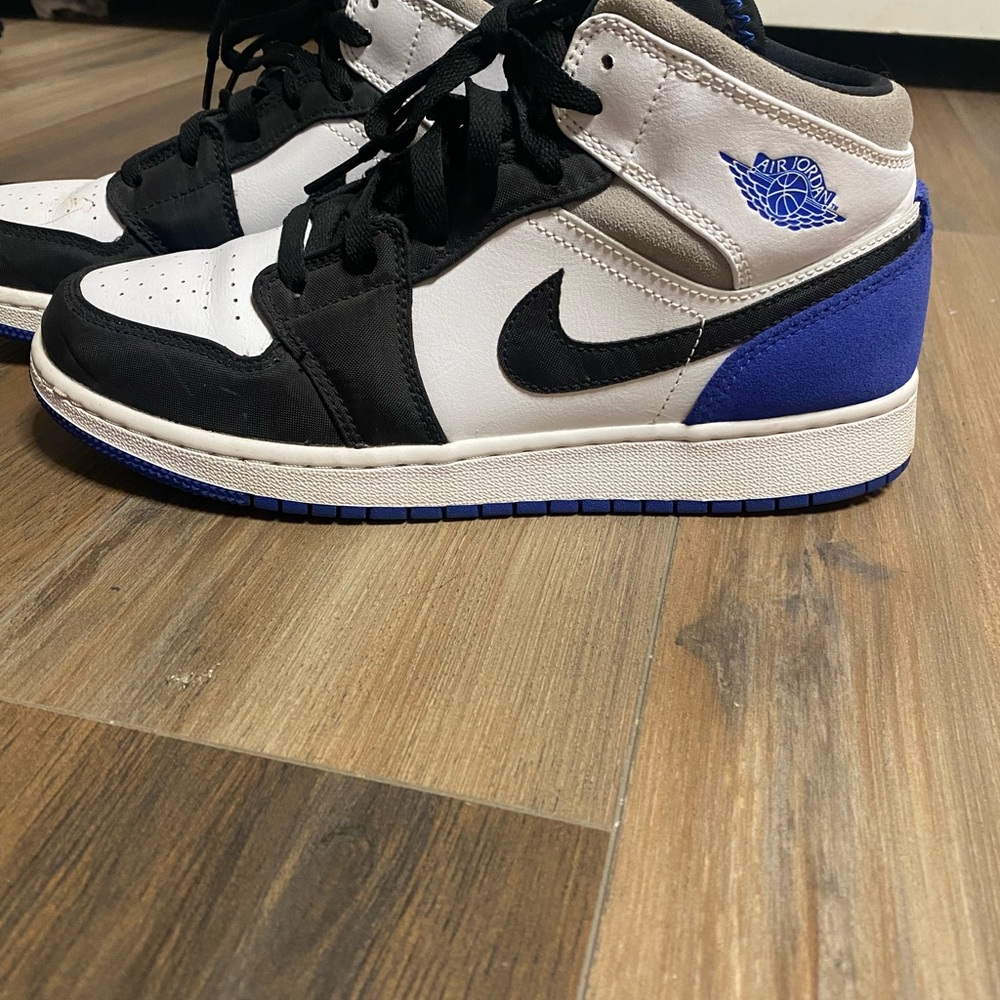 Nike Air Jordan 1 High Black White Royal Blue